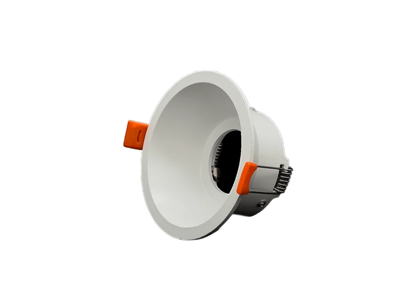 Cadre spot encastré Anti-éblouissement pour GU10 Ø100mm Aluminium