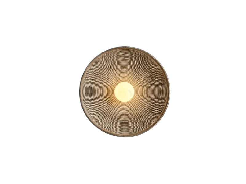 Applique Murale Ronde Rainurée pour ampoule G9