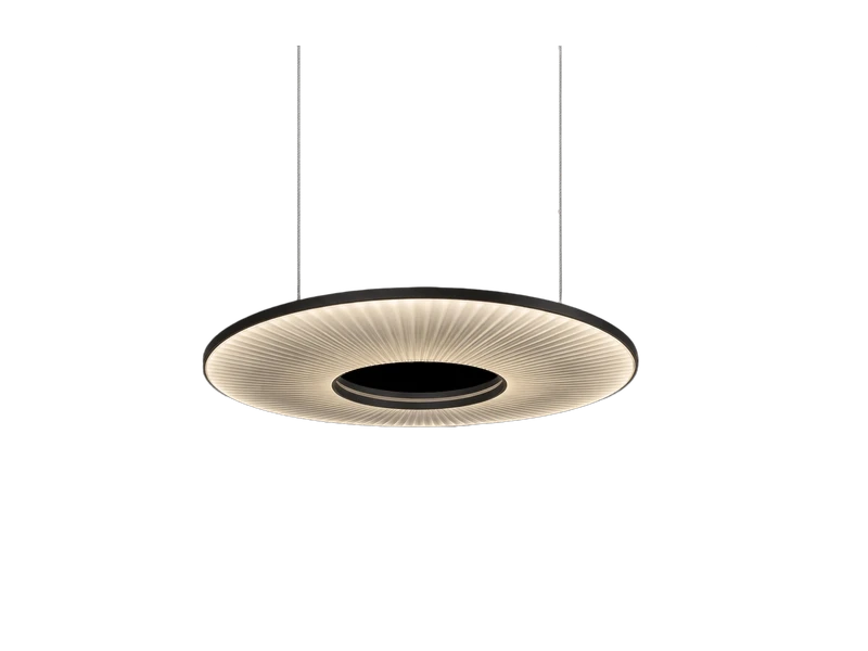 Suspension Anneau LED en Tissu