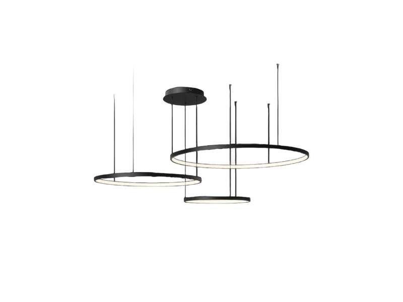 Suspension LED Triple Halo - Composition Circulaire