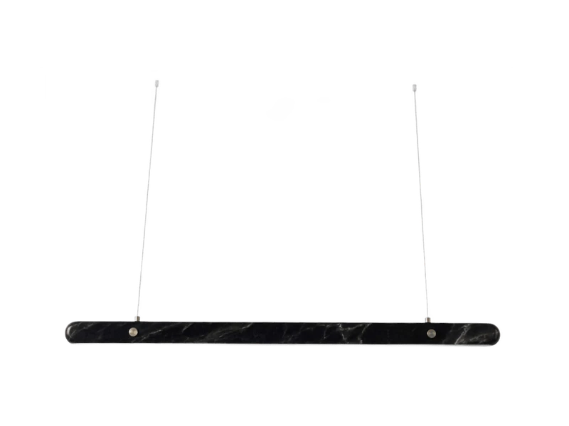 Suspension Linéaire Organique en Pierre de Granit LED
