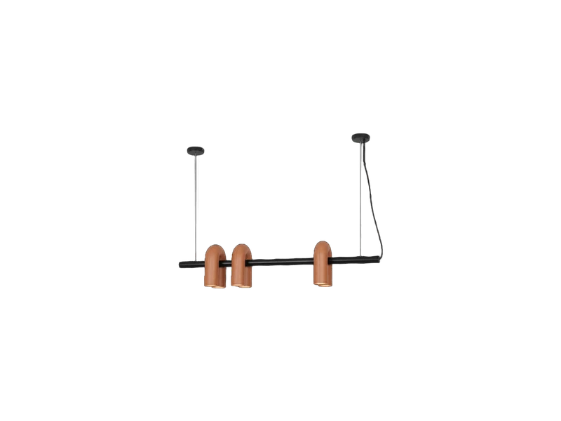Suspension Linéaire LED  à 3 Tubes en U